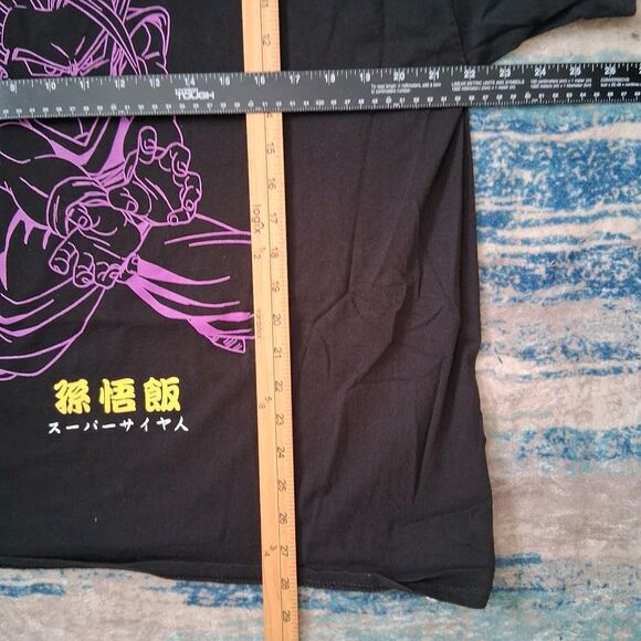Dragon Ball Z Champion XL TShirt Son Gohan Attacking Gohan Black Purple Line - Picture 4 of 5